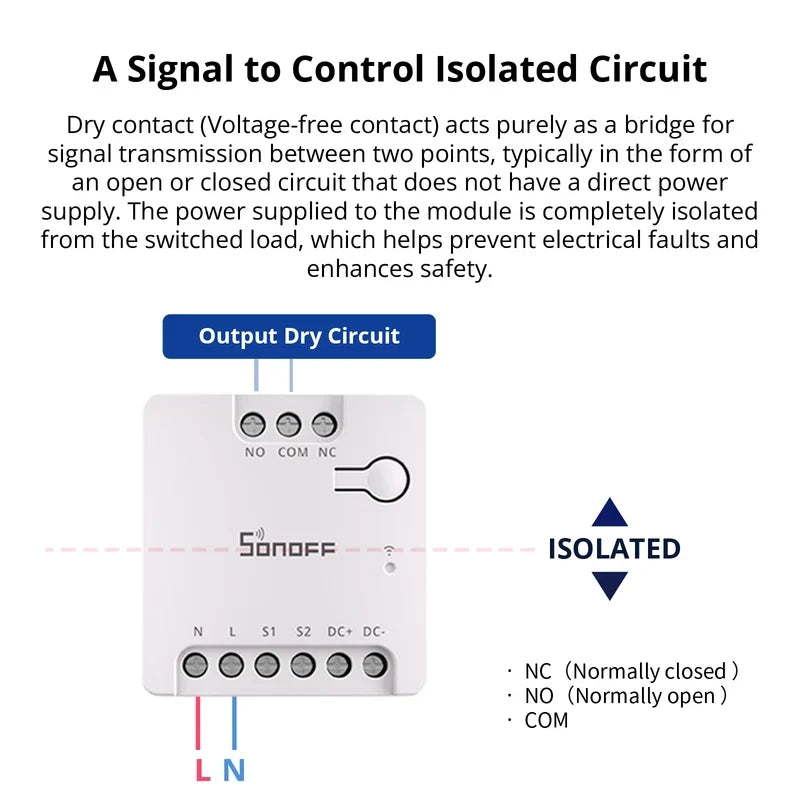 SONOFF MINI-D Smart Wi-Fi + eWeLink-Remote relay module
