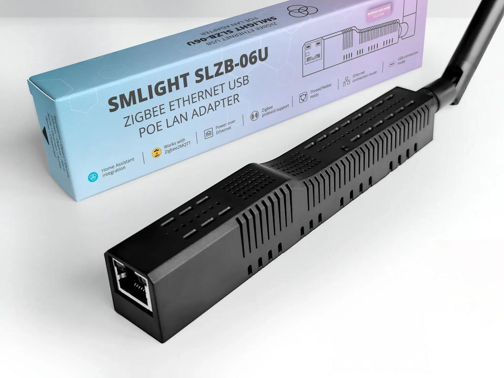SMLIGHT SLZB-06p10U – adapter, Zigbee, Ethernet, PoE, USB, Wi-Fi, Thread, Matter