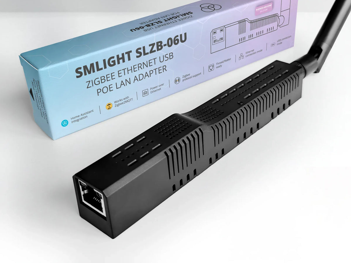 SMLIGHT SLZB-06p10U – adapter, Zigbee, Ethernet, PoE, USB, Wi-Fi, Thread, Matter