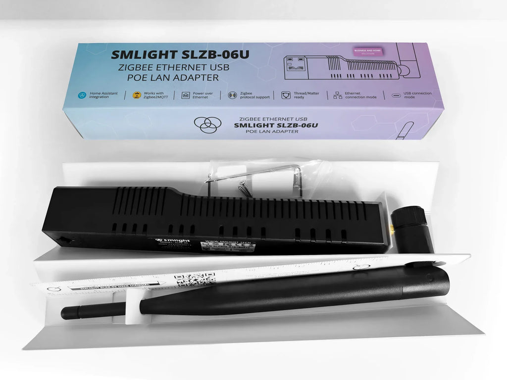 SMLIGHT SLZB-06p10U – adapter, Zigbee, Ethernet, PoE, USB, Wi-Fi, Thread, Matter