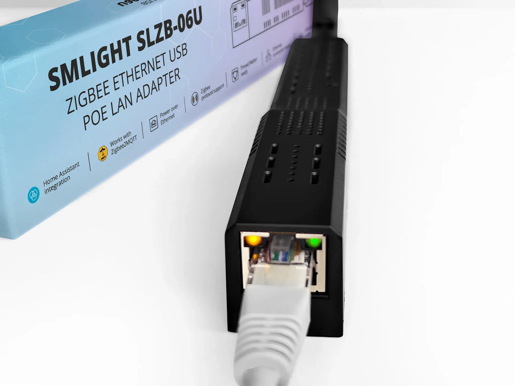 SMLIGHT SLZB-06p10U – adapter, Zigbee, Ethernet, PoE, USB, Wi-Fi, Thread, Matter