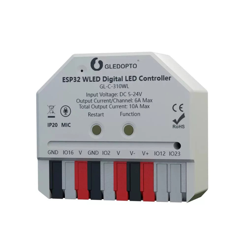 Gledopto ESP32 Mini WLED digital LED controller