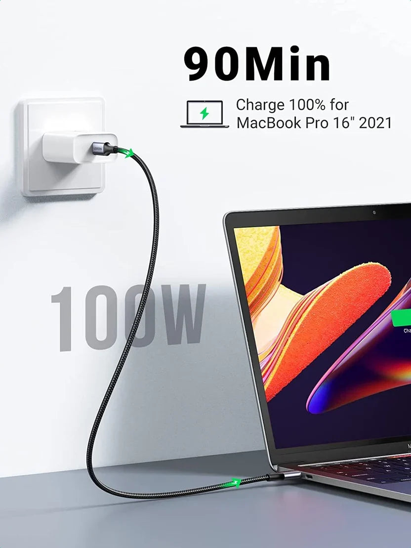 UGREEN USB-C to USB-C Charger Cable 100W 5A (1m)