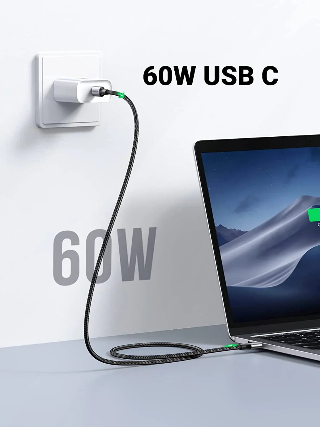 UGREEN USB C to USB C Cable 60W (1m)